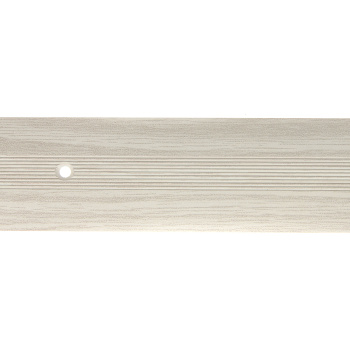 Порог-стык полукруглый 900мм ясень серый (38мм) Русский профиль *1/10