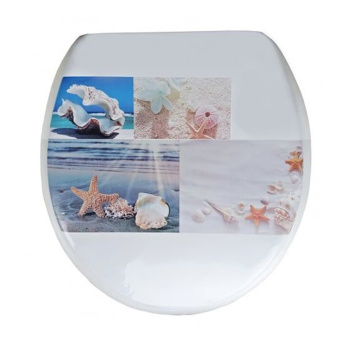 Сиденье для унитаза Delphinium Нежность, 41х36х4 см, белый Сиденье для унитаза Delphinium Нежность, 41х36х4 см, белый