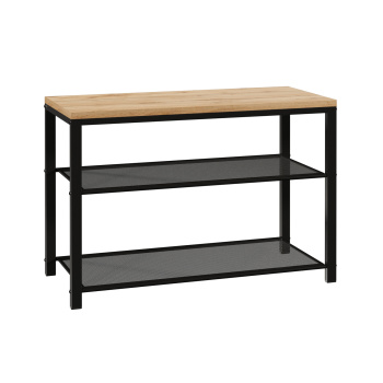 Подставка для обуви металл. "Торонто 23Л" 3-х ярусная 710х325х80мм Черный СКТ23Л Ч*1