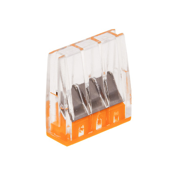 Клемма строительно-монтажная КБМ-2273-233 (2,5мм2) с пастой (3 конт в уп5шт) SQ0517-0122*1/20