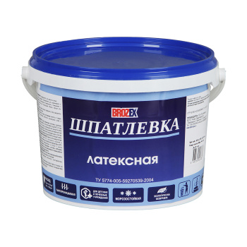 Шпатлевка латексная 3 кг BROZEX