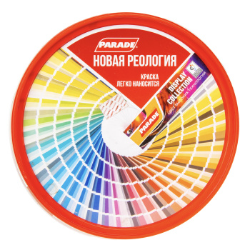 Краска акриловая 5 л фасадная PARADE F20, белая база А, матовая