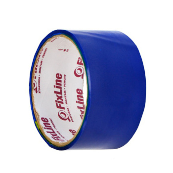 Лента клейкая цветная 48мм х 16м СИНИЙ "FixLine" *6/36