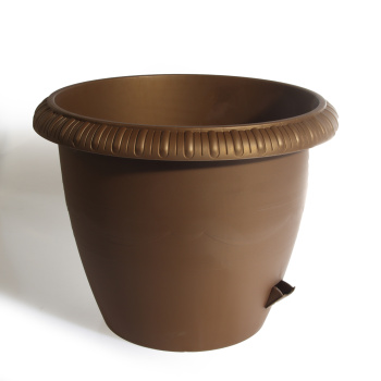 Кашпо пластм. "Lе Jardin"20,5л d верха 400мм h330мм дрен.реш.,прикорн.вент. Бронза 106-7*1/10