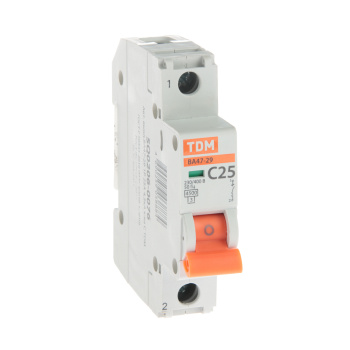 Автоматический выключатель TDM ELECTRIC, 1 полюс, 25 А, 4.5 кА
