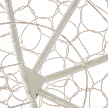 Диван садовый "Мамасан" цвет белый, подушка микс, 75*164*104 см, до 180 кг М-групп *1