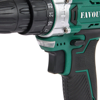 Дрель-шуруповерт 21В 2скор.0-400/0-1550об/мин 30Нм 1.5Ач 2аккум LI-ION OBS 21DC SET FAVOURITE *1/10