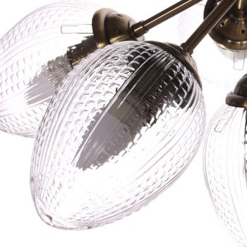 Люстра N5121/6 АВ Е27 6*40Вт ( h=325; d=560)  VERNER LIGHTING *1